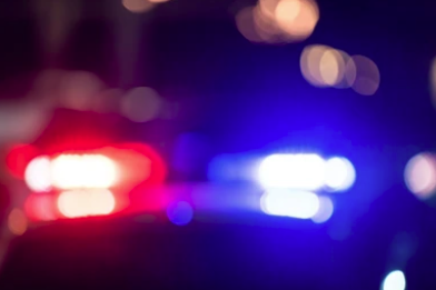 The image depicts an accident scene