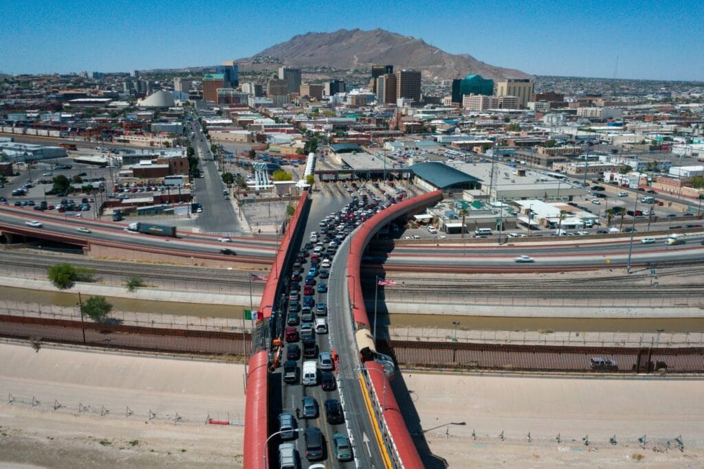 drone image of phoenix most dangerous intersections