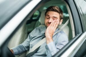 Driver worried after a no insurance car accident